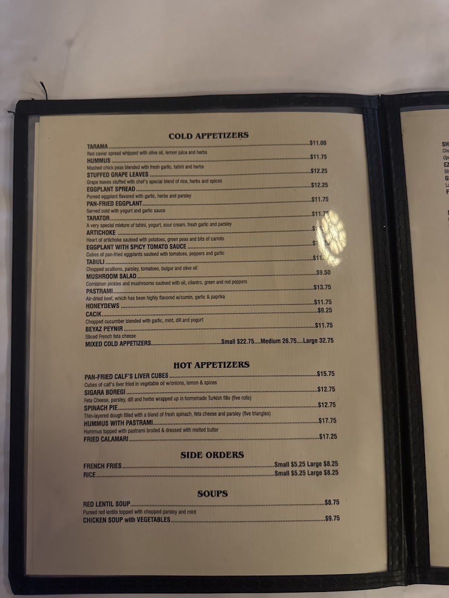 Taci's Beyti Menu - Image 2