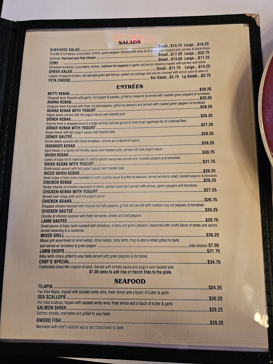 Taci's Beyti Menu - Image 3